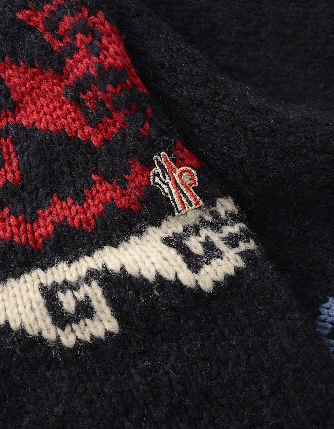 Woven Winter Sweater Navy
