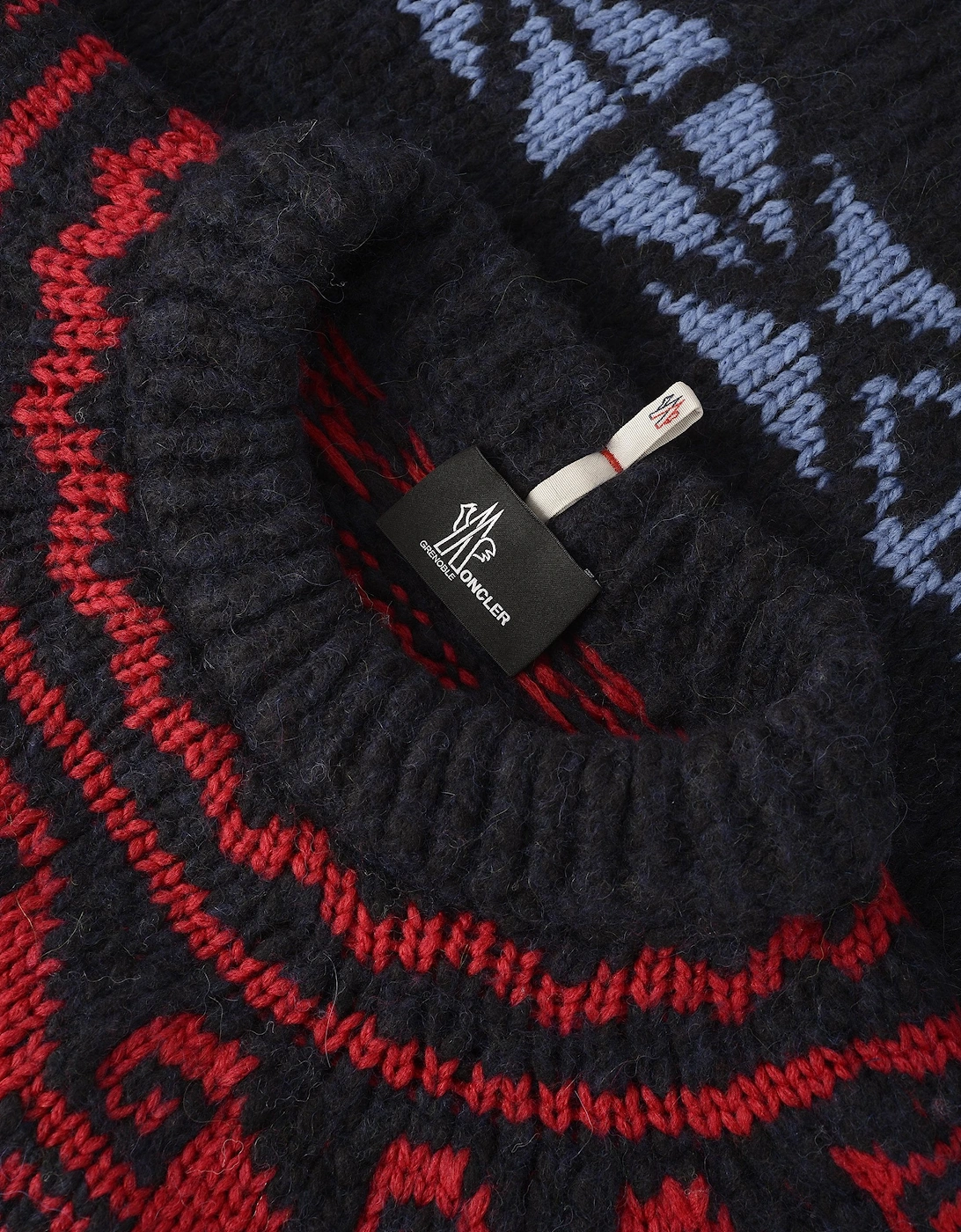 Woven Winter Sweater Navy