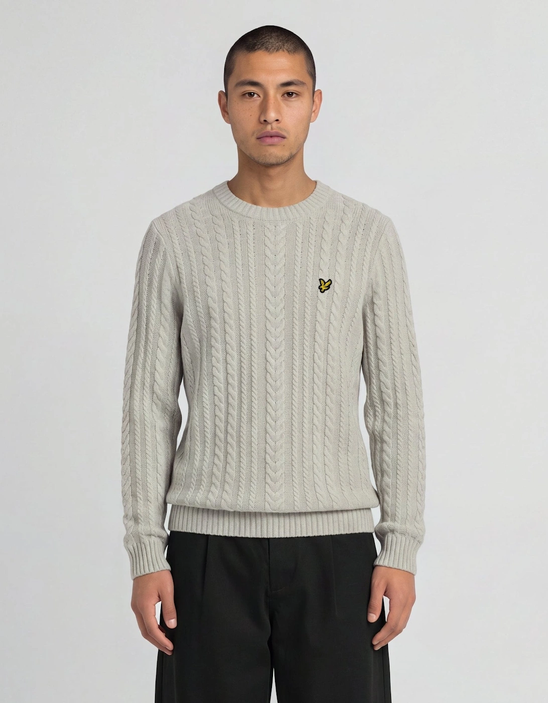 Cable Knit Crew Neck Jumper