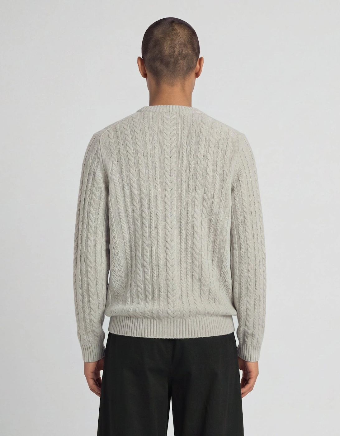 Cable Knit Crew Neck Jumper