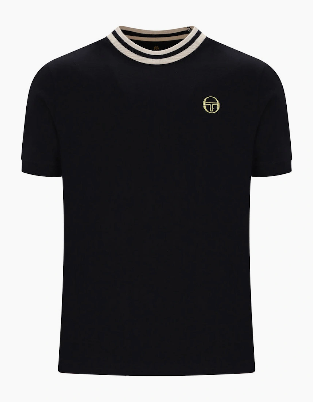 Sergio Tacchini Rainer SS T-Shirt - Black/Peyote