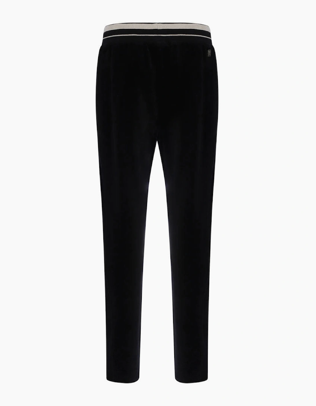 Sergio Tacchini Lazzari Velour Track Pant Joggers - Black