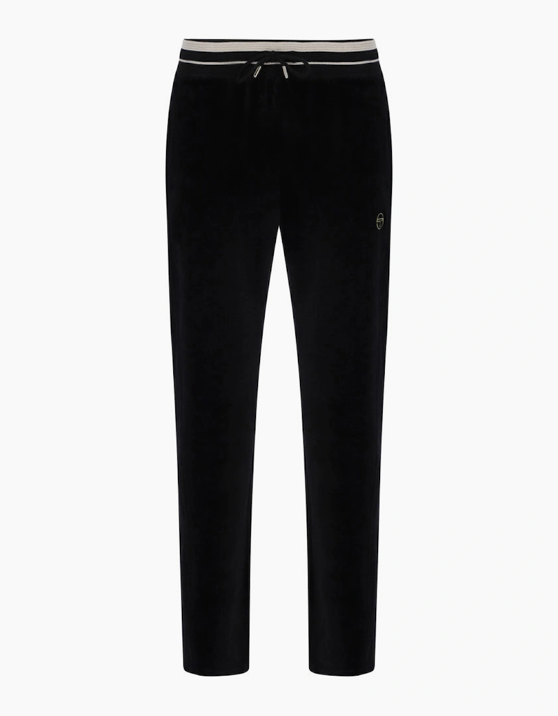 Sergio Tacchini Lazzari Velour Track Pant Joggers - Black