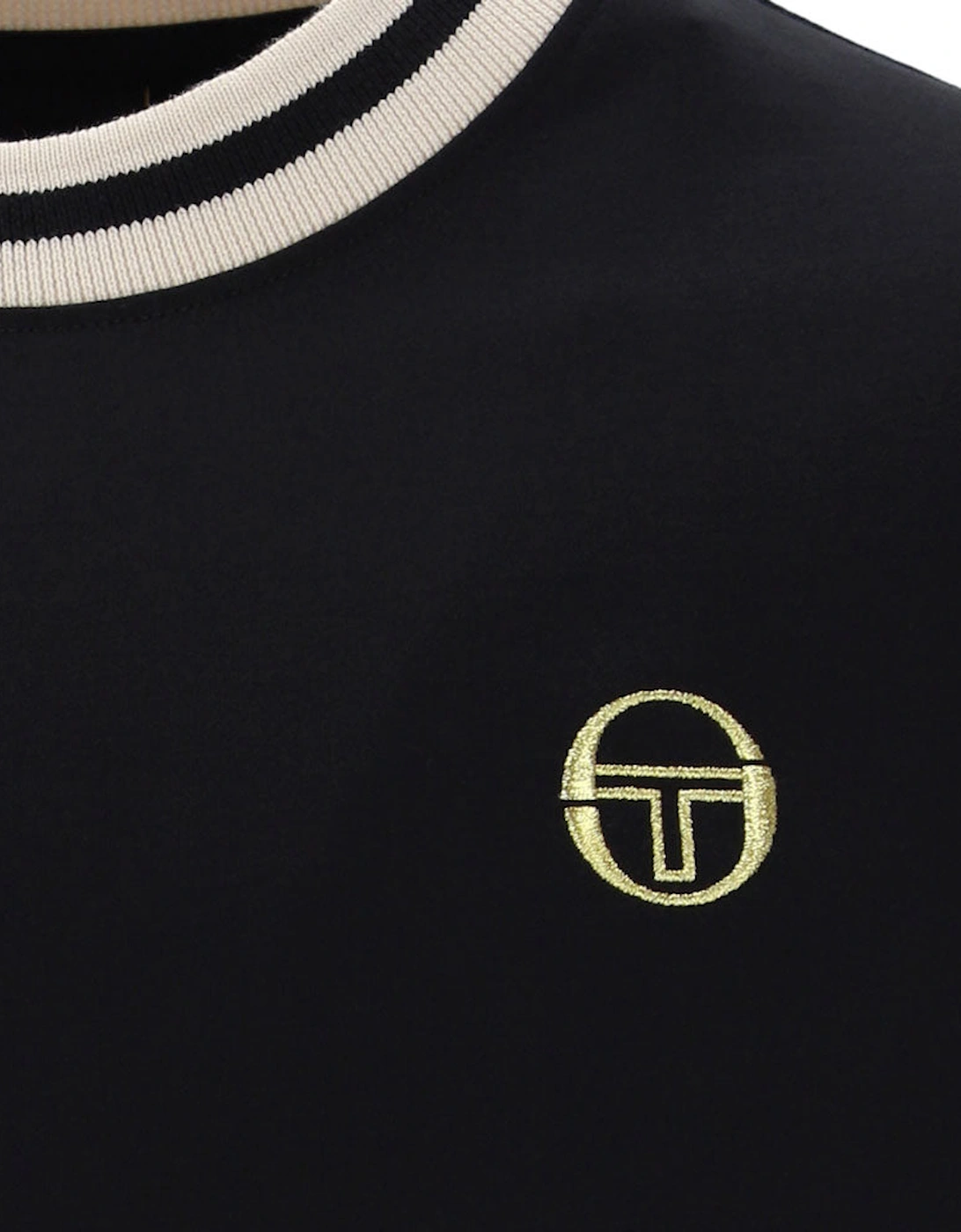 Sergio Tacchini Rainer SS T-Shirt - Black/Peyote