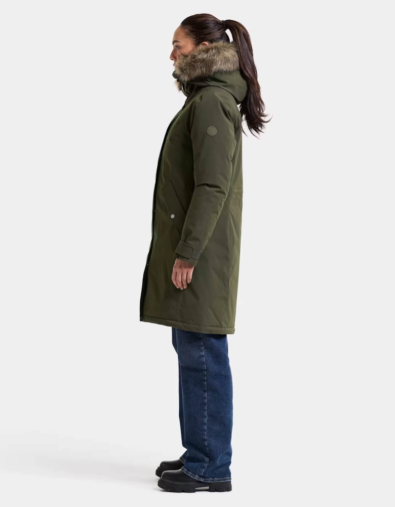 Didriksons Womens Erna Parka 2 - Deep Green 300