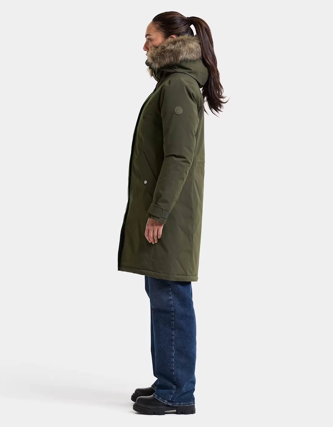 Didriksons Womens Erna Parka 2 - Deep Green 300