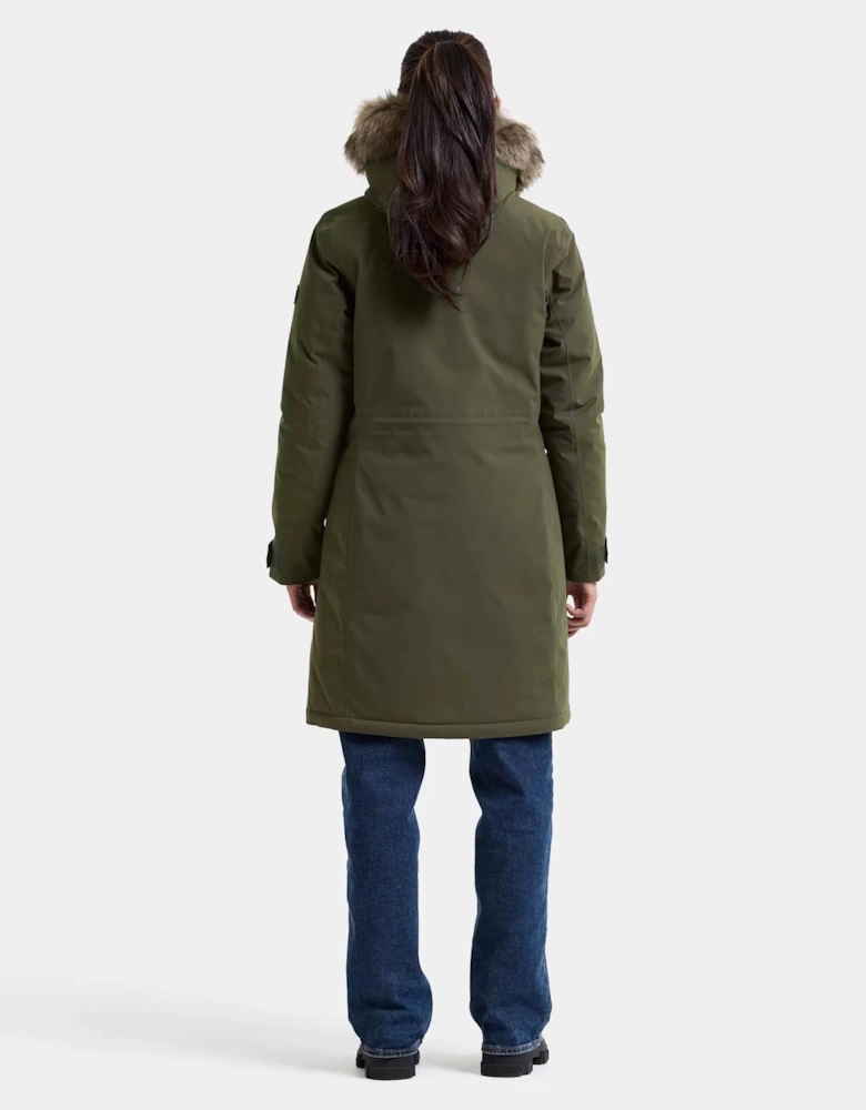 Didriksons Womens Erna Parka 2 - Deep Green 300