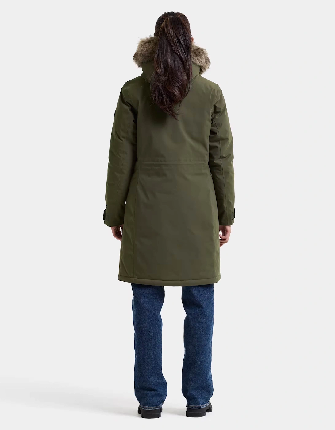 Didriksons Womens Erna Parka 2 - Deep Green 300