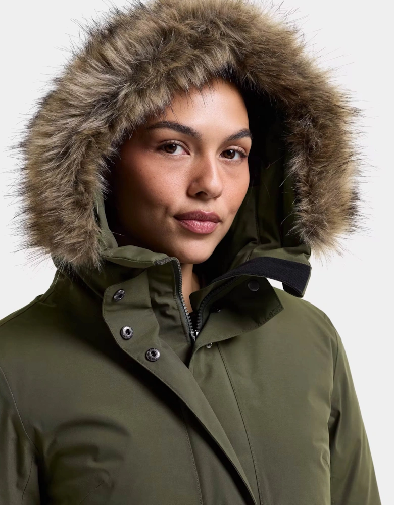 Didriksons Womens Erna Parka 2 - Deep Green 300