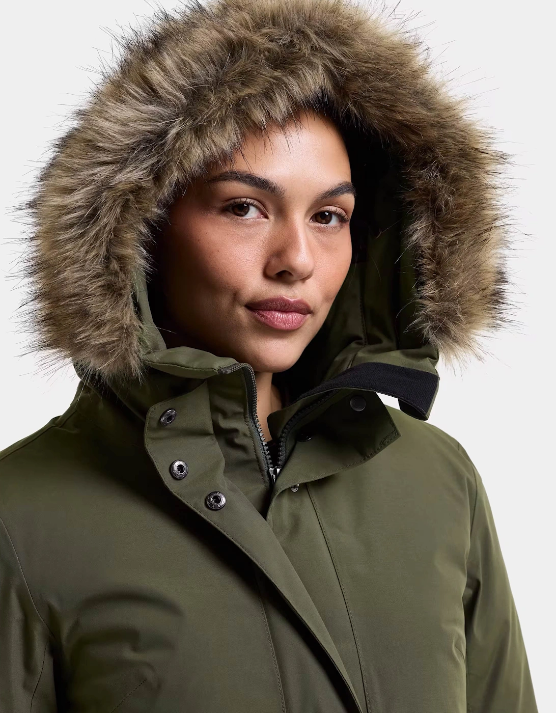 Didriksons Womens Erna Parka 2 - Deep Green 300