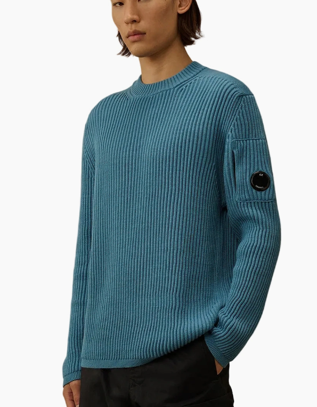 Re-Wool Full Rib Crewneck Lens Knit