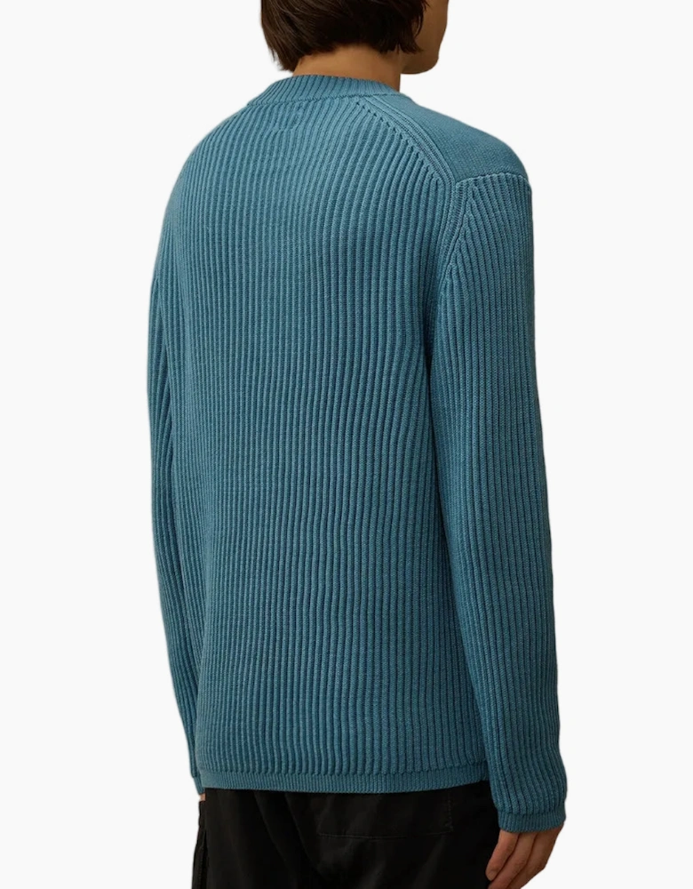 Re-Wool Full Rib Crewneck Lens Knit
