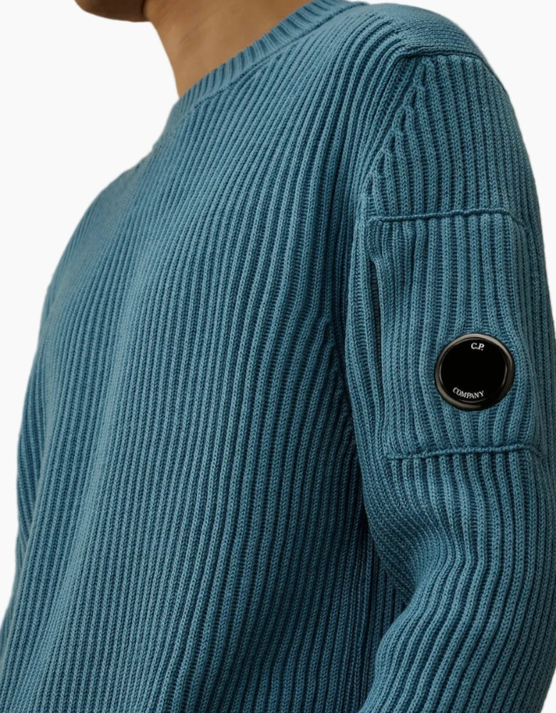 Re-Wool Full Rib Crewneck Lens Knit