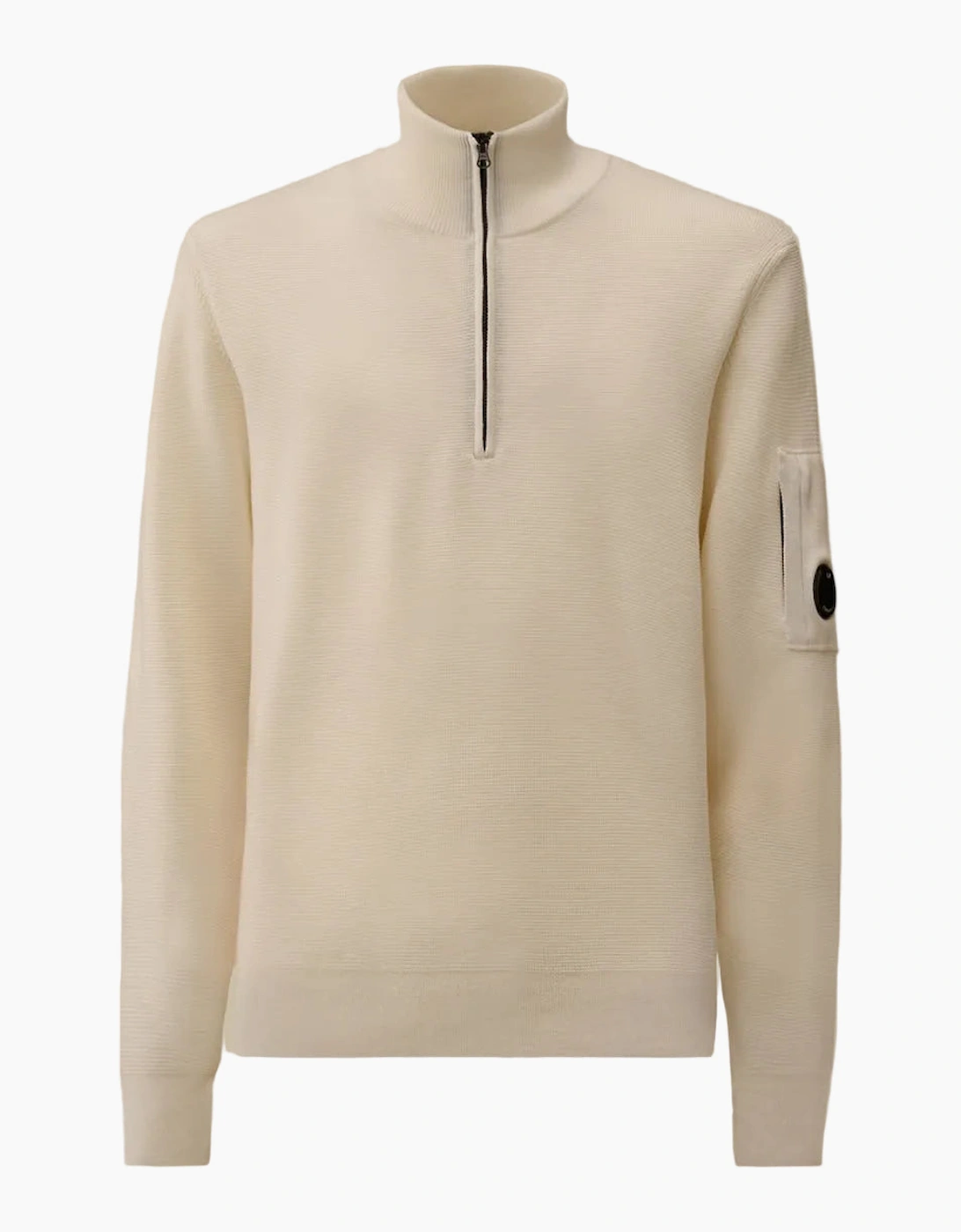 Re-Wool Quarter Zip Lens Knit