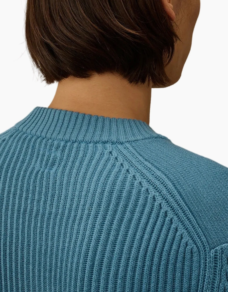 Re-Wool Full Rib Crewneck Lens Knit