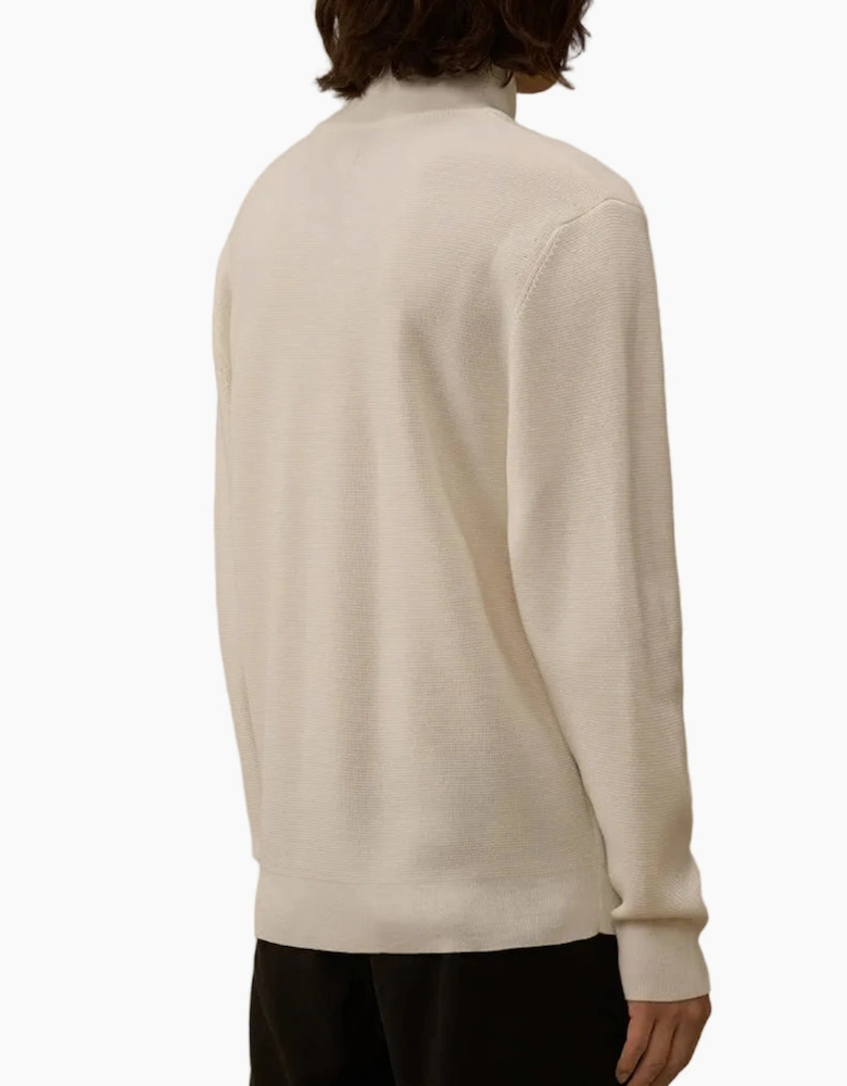 Re-Wool Quarter Zip Lens Knit