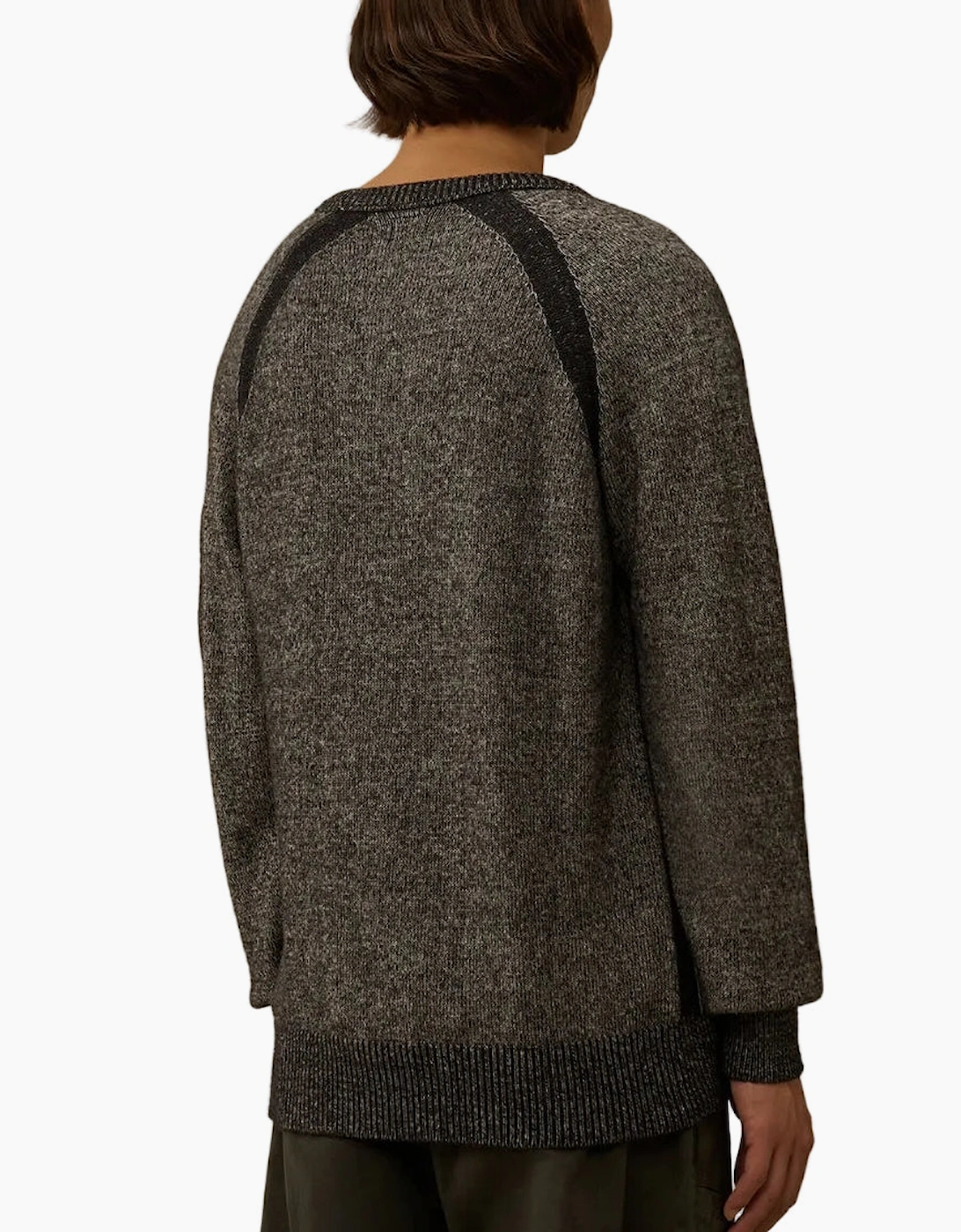Crewneck Lens Fleece Knit