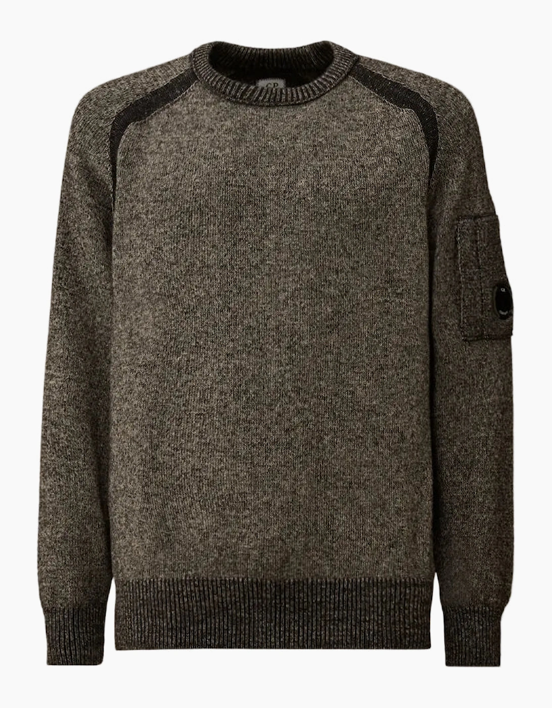 Crewneck Lens Fleece Knit