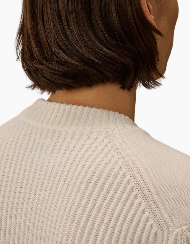 Re-Wool Full Rib Crewneck Lens Knit