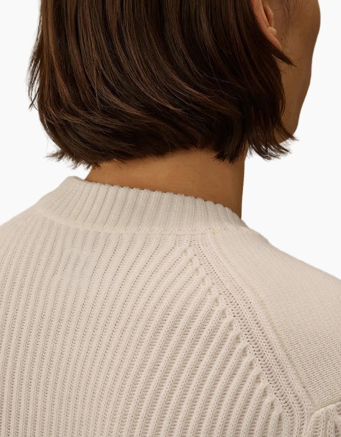 Re-Wool Full Rib Crewneck Lens Knit