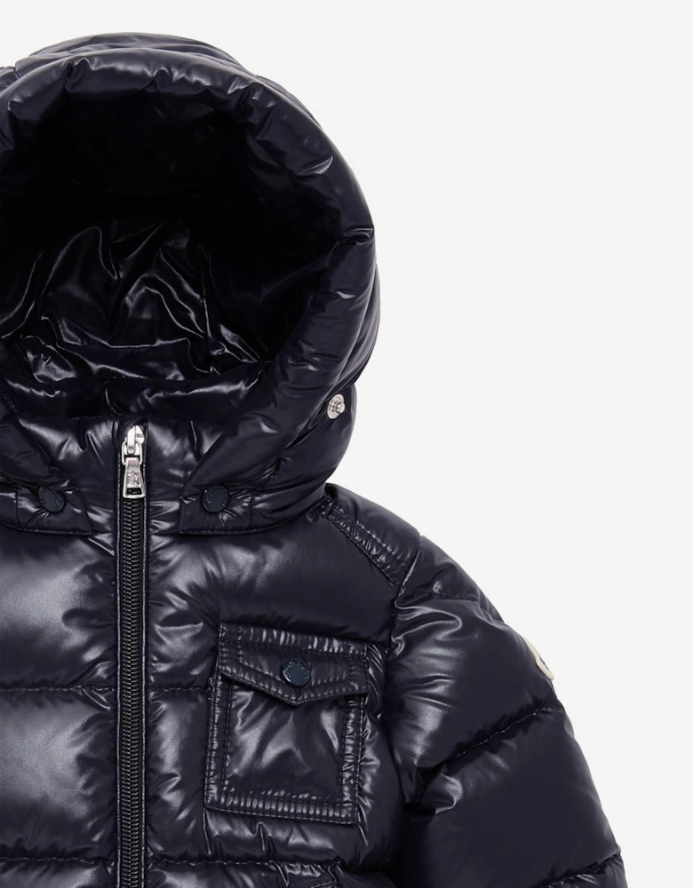 Moncler Enfant Baby Boys Down Padded K2F Jacket in Navy