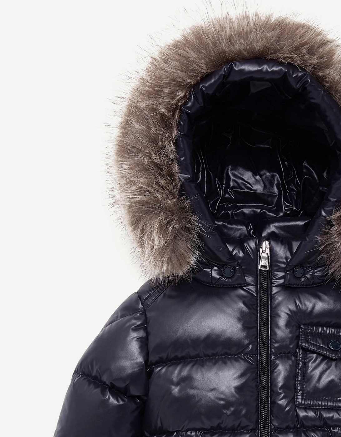 Moncler Enfant Baby Boys Down Padded K2F Jacket in Navy