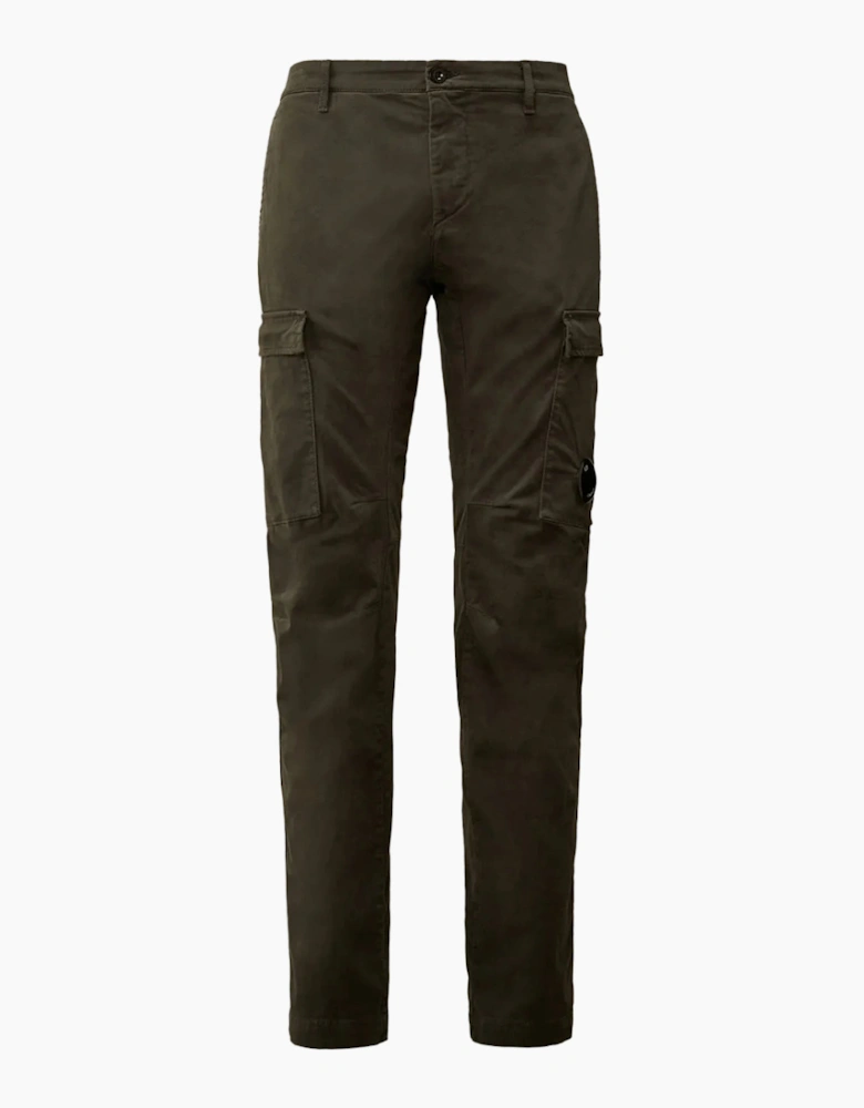 Stretch Satin Lens Cargo Pants