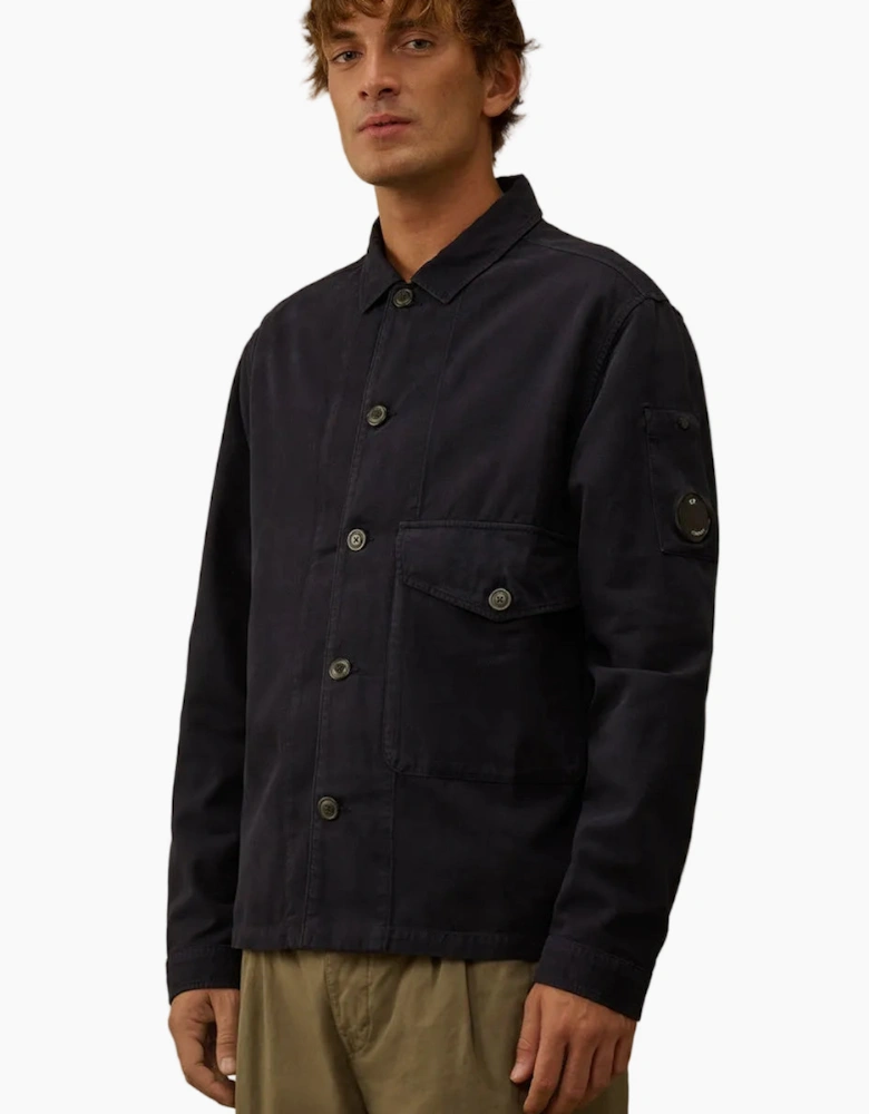 Vintage Army Structure Lens Overshirt