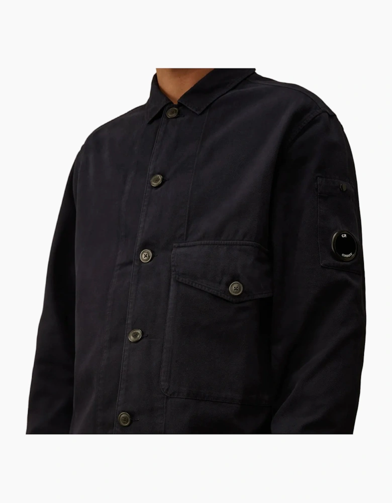 Vintage Army Structure Lens Overshirt