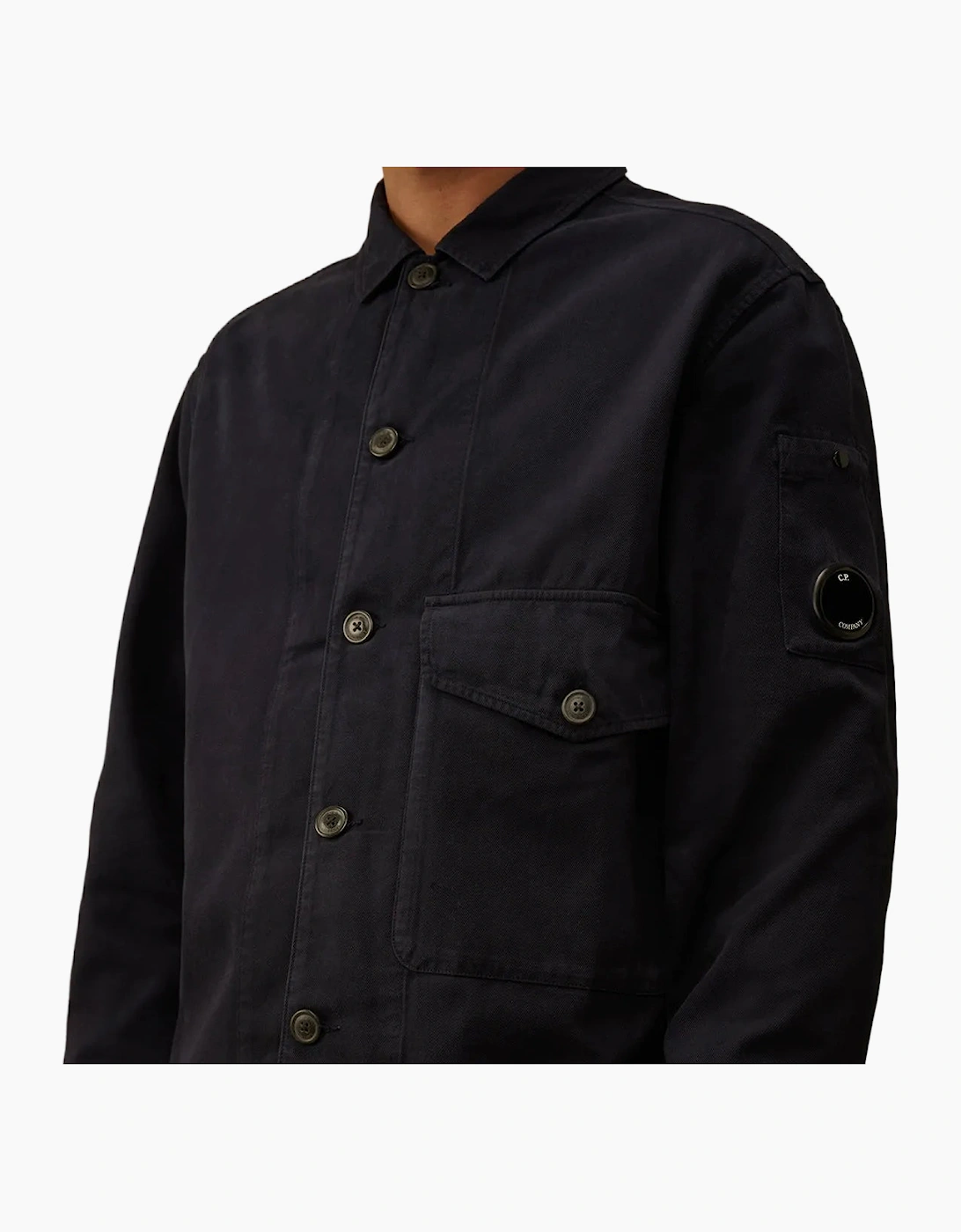 Vintage Army Structure Lens Overshirt