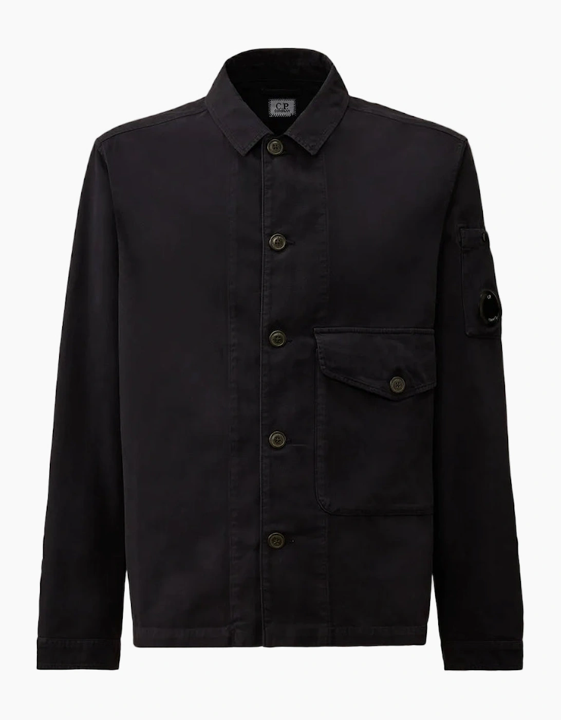 Vintage Army Structure Lens Overshirt