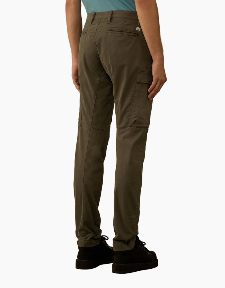 Stretch Satin Lens Cargo Pants