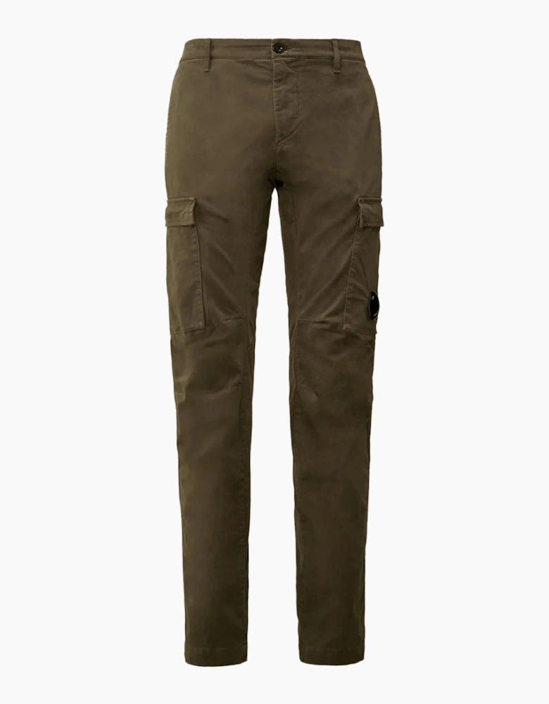 Stretch Satin Lens Cargo Pants