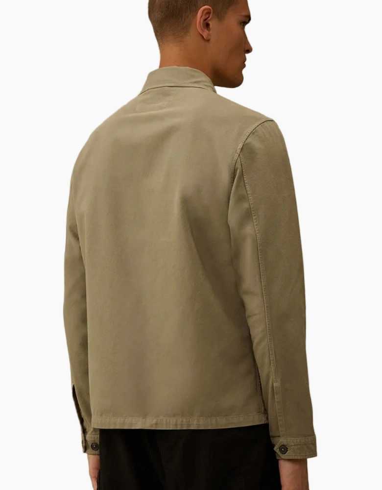 Vintage Army Structure Lens Overshirt