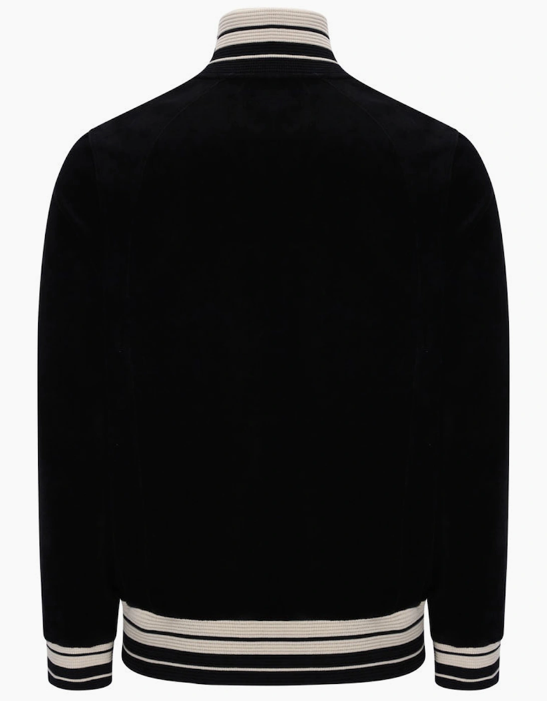 Sergio Tacchini Lazzari Velour Track Top Jacket - Black