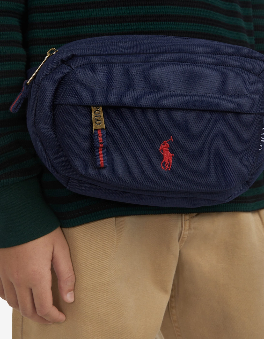 Ralph Lauren Boy Polo Colour Belt Bag in Navy (25cm)
