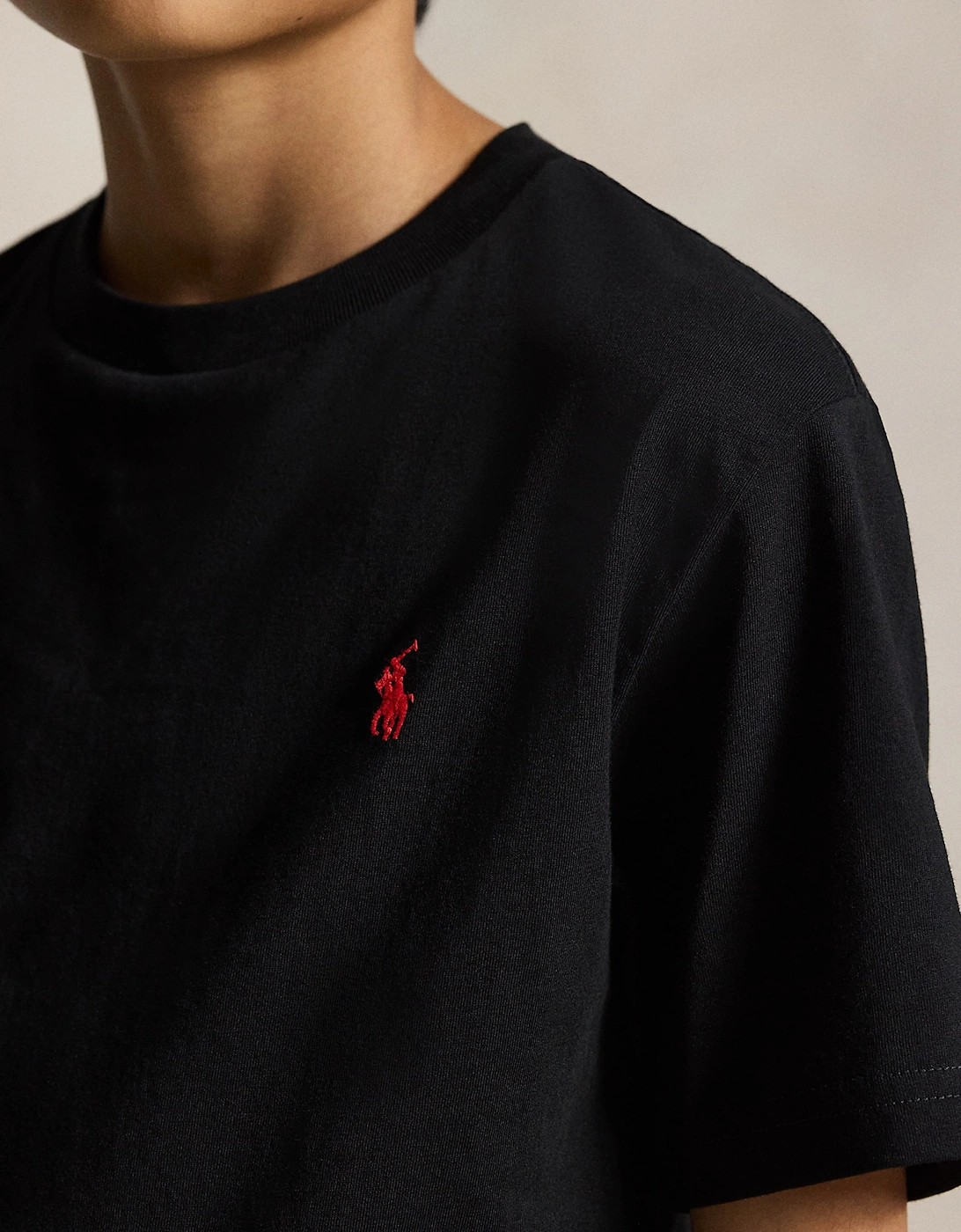 Ralph Lauren Boys Logo T-Shirt in Black