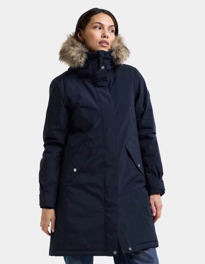 Didriksons Womens Erna Parka 2 - Dark Night Blue 999