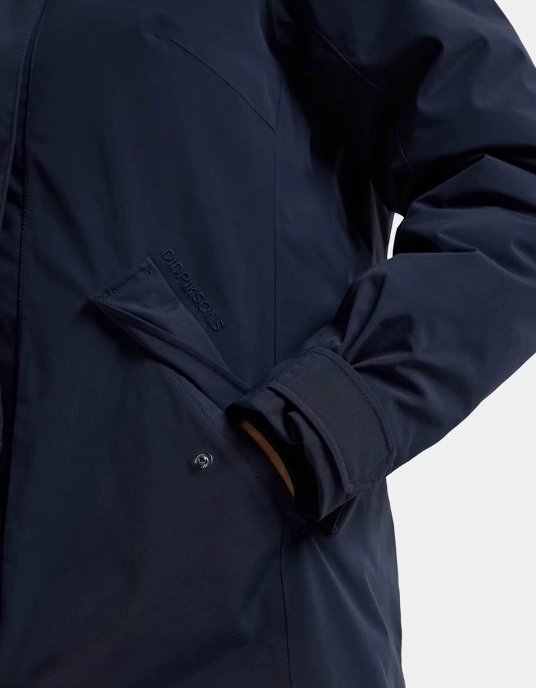 Didriksons Womens Erna Parka 2 - Dark Night Blue 999
