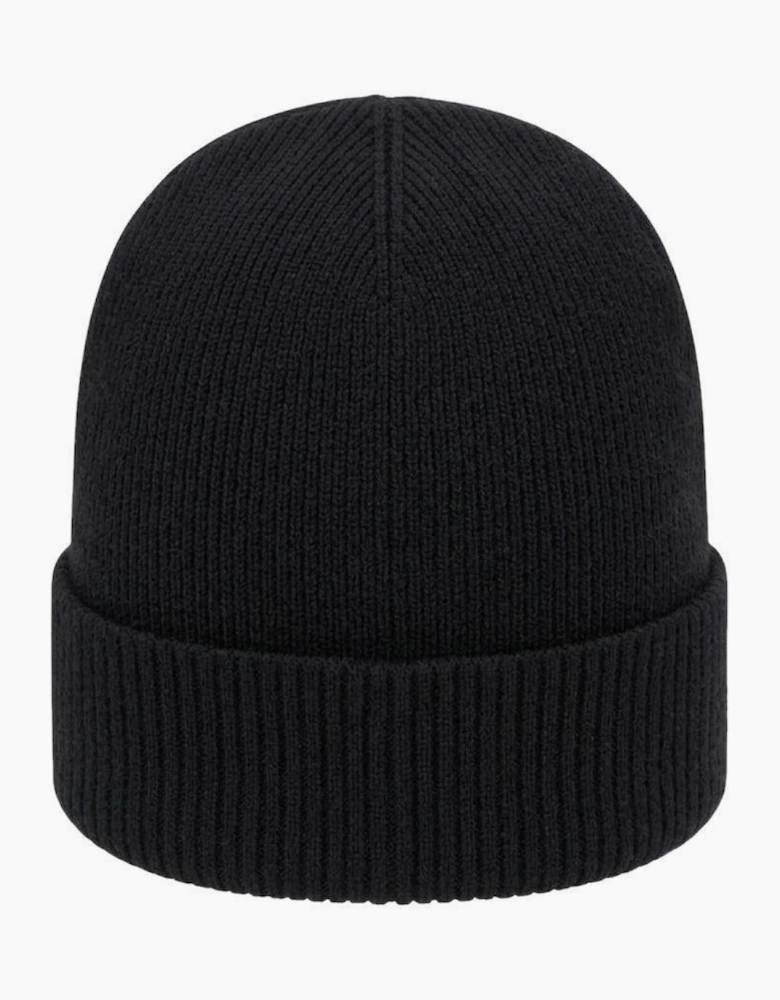 Fred Perry Classic Merino Wool Beanie Hat Navy/Snow White
