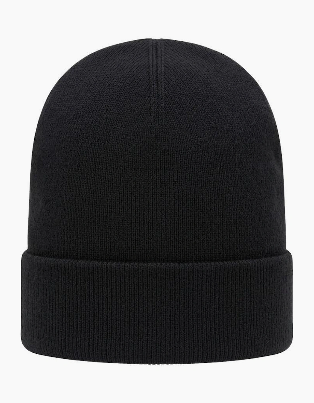 Fred Perry Classic Merino Wool Beanie Hat Black/Snow White