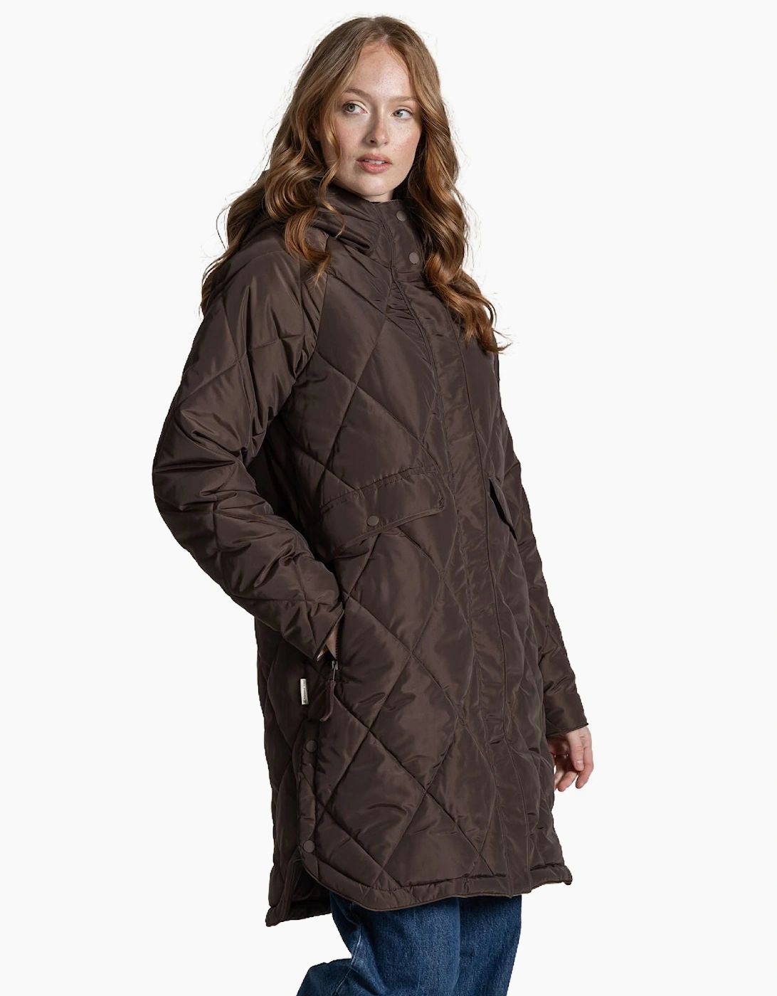 Craghoppers Womens Sweetgrass Long Length Quilted Jacket