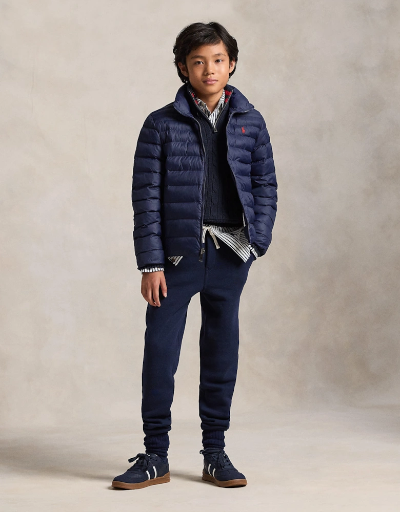 Ralph Lauren Boys Colden Packable Jacket in Navy