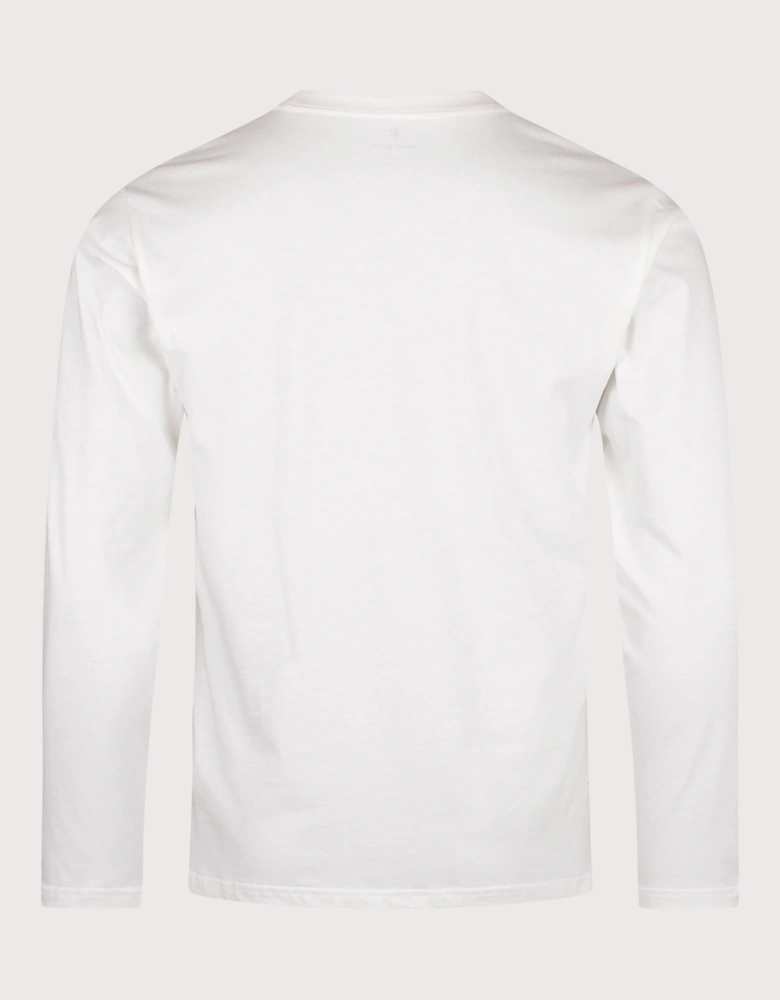 Regular Fit Soft Cotton Logo Long Sleeve T-Shirt
