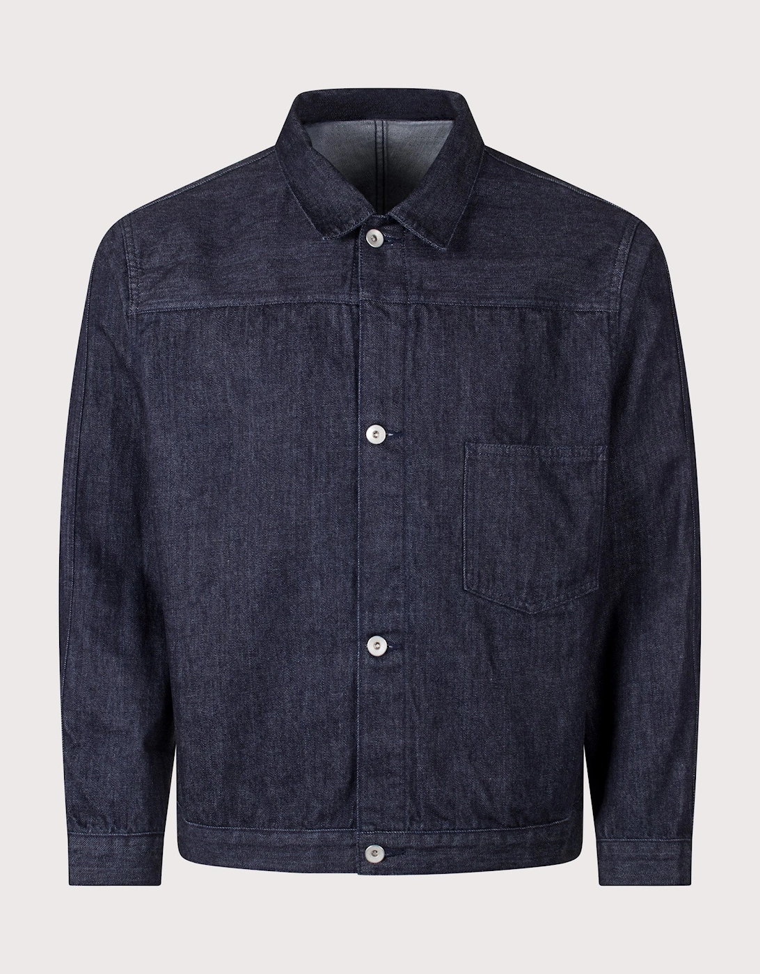 Relaxed Fit Short Denim Jacket