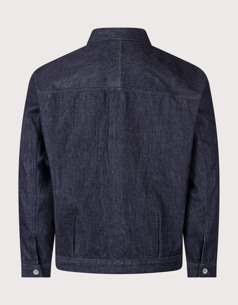 Relaxed Fit Short Denim Jacket