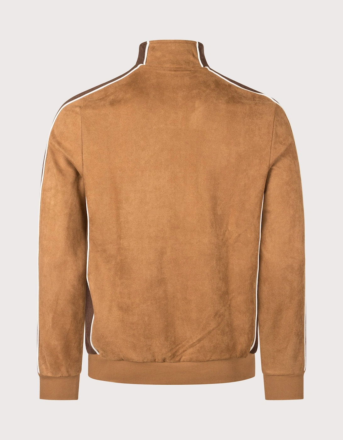 Regular Fit Contrasto Suede Track Top