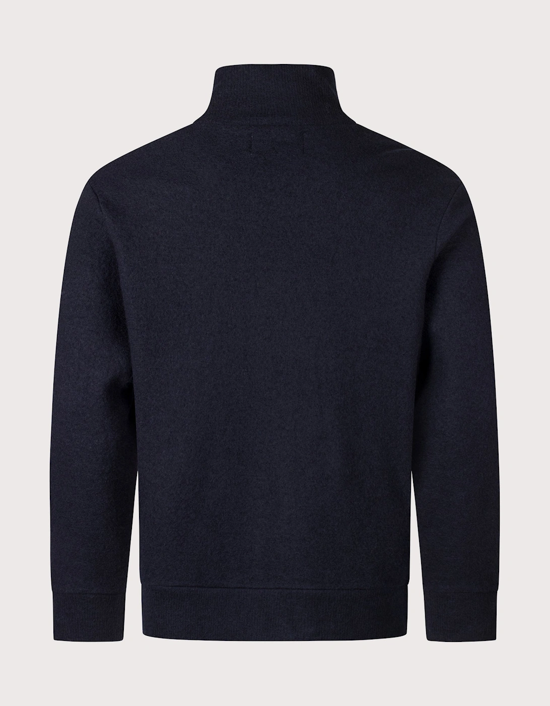 Boiled Merino Zip Through Knit Jumper