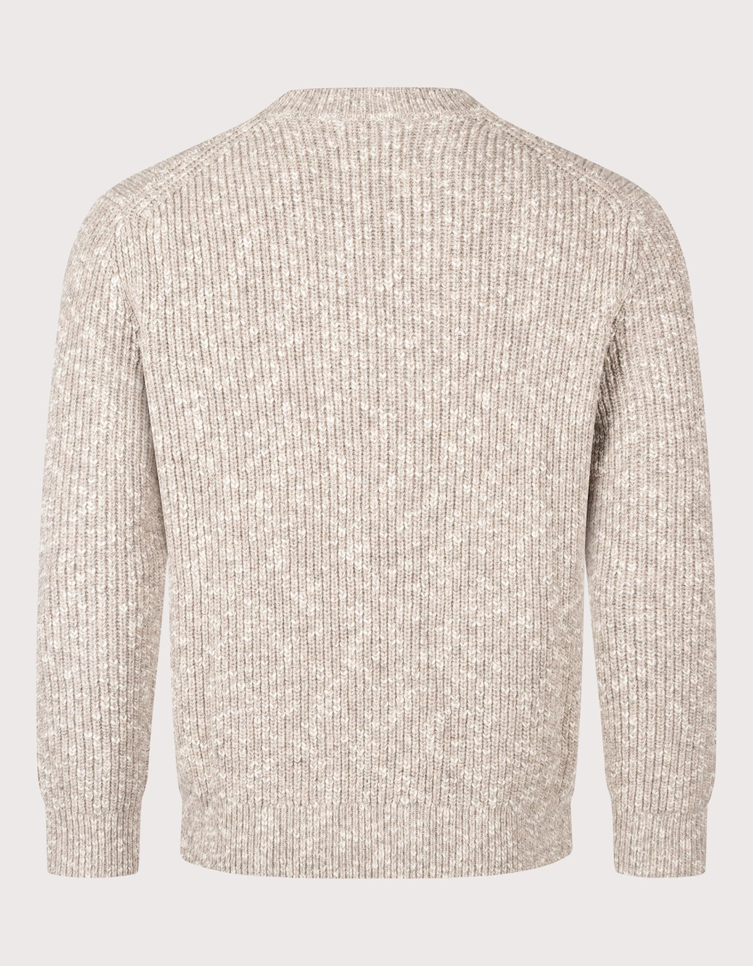 Relaxed Fit Wilde Rib Fleck Crewneck Jumper