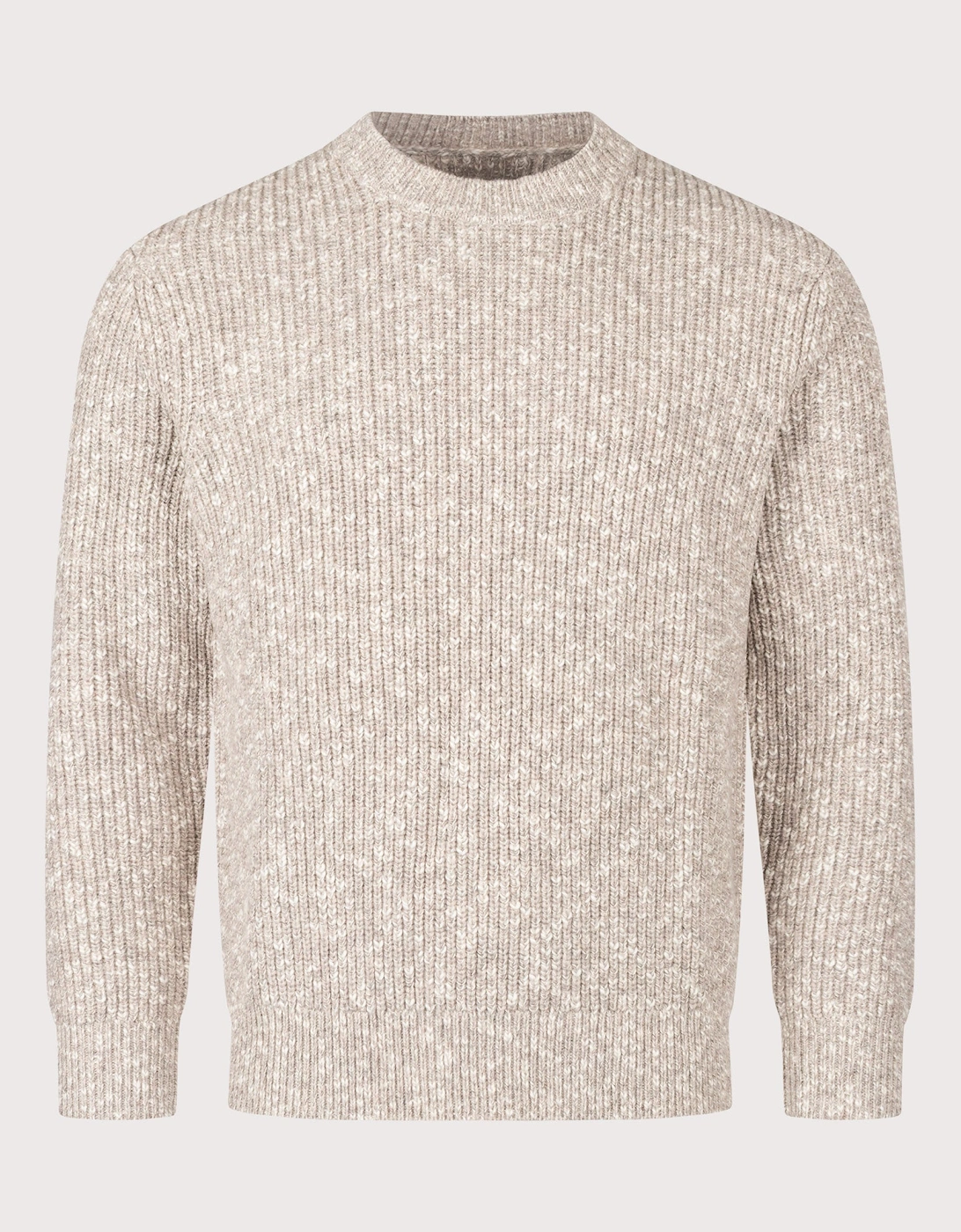 Relaxed Fit Wilde Rib Fleck Crewneck Jumper